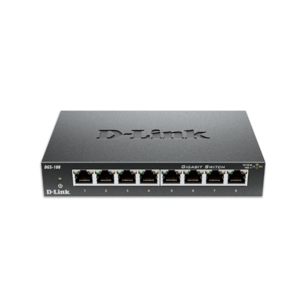 D-link DGS-108 8-Port Gigabit Unmanaged Desktop Switch