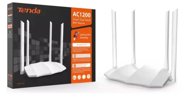 TENDA AC5 1200 SMART DUAL-BAND WIFI ROUTER