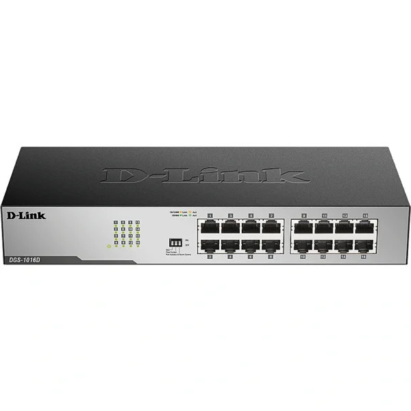 D-LINK-DGS1016D -16 PORT GIGABIT UNMANAGED SWITCH