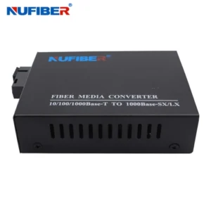 NUFIBER MEDIA CONVERTER 10/100/1000 Mbps SINGLE MODE