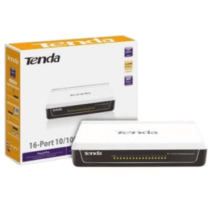 TENDA 16 PORT 10/100 FAST DESKTOP SWITCH