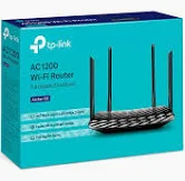 TPLINK ARCHER C6 AC 1200 WIRELESS MU-MIMO GIGABIT  ROUTER