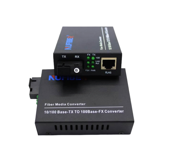 NUFIBER MEDIA CONVERTER 10/100Mbps SINGLE MODE