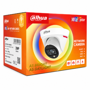 WIZCOLOR 2MP DOME CAMERA(DH-IPC-HFW1239TC1-A-PRO)