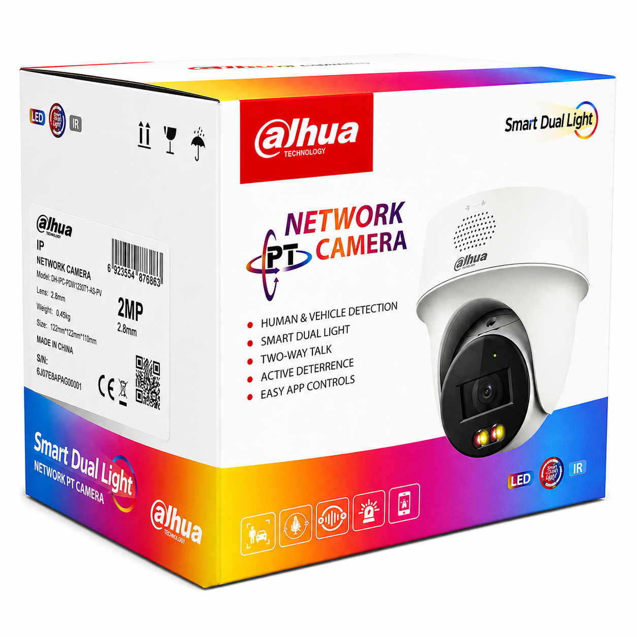 NETWORK PT CAMERA(DH-IPC-PT1239H-PV) 2WAY AUDIO